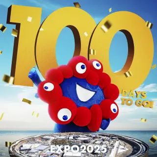 100 Days to Go!! before Expo 2025 Osaka, Kansai, Japan