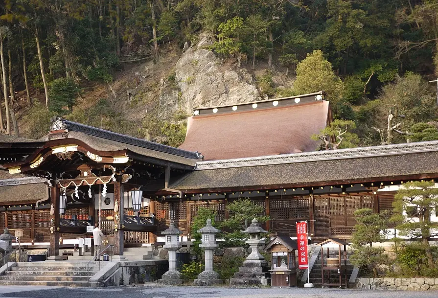 The main shrine building is designated as an Important Cultural Property of Japan.