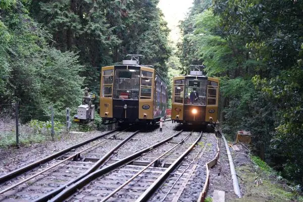 At the midpoint of the journey, be sure to watch for the "turnout", where the ascending and descending cable cars pass each other—a fascinating highlight of the ride!