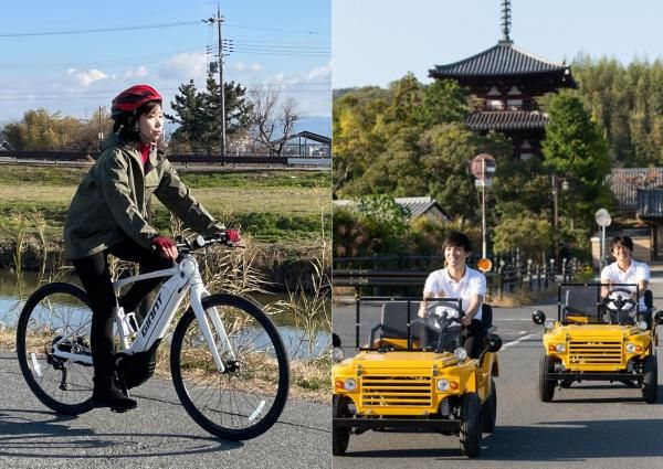 1400年の古都奈良・斑鳩　選べる乗り物歴史巡りツアー