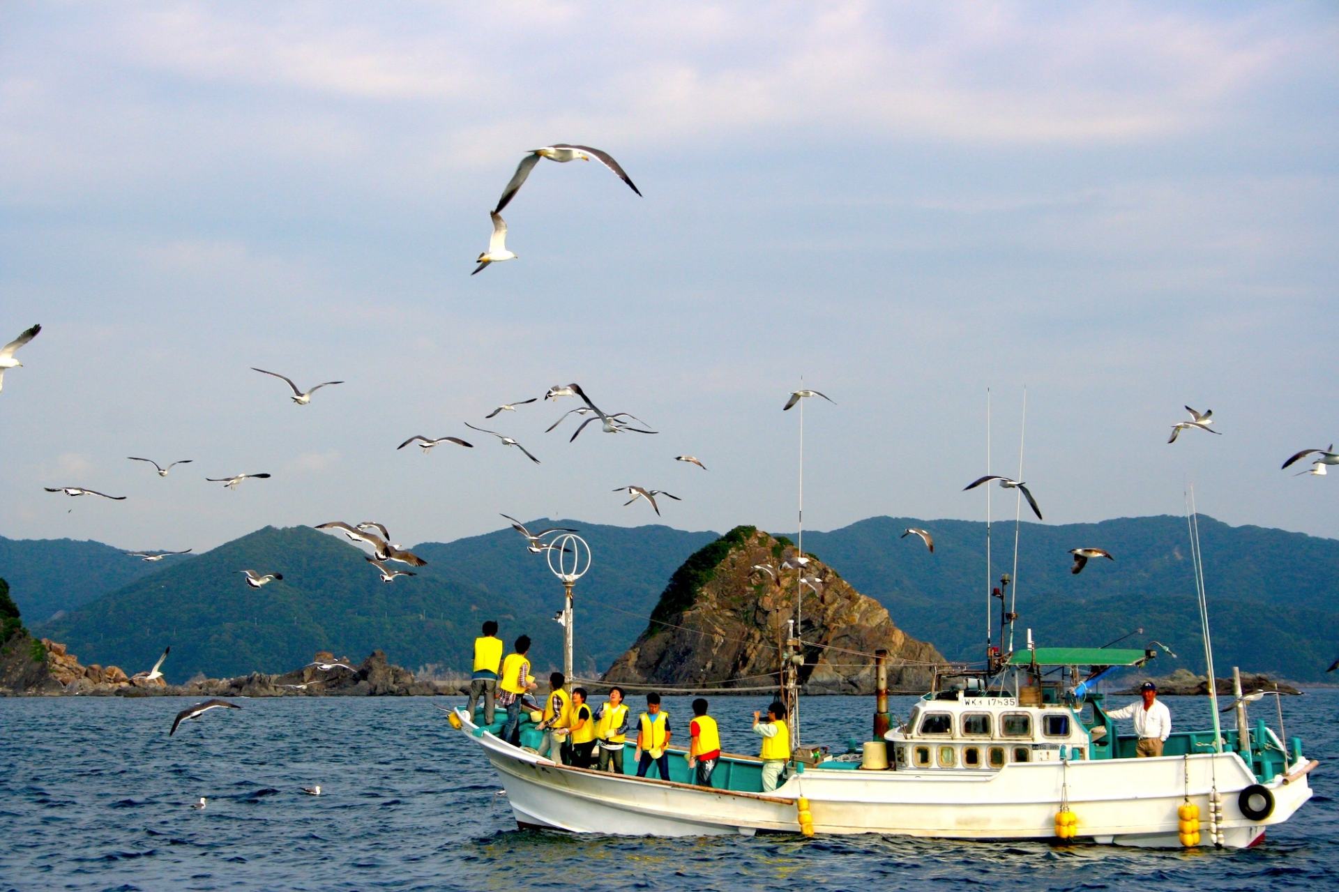 Shirasaki Cruise Enjoy the spectacular scenery on a local fisherman's fishing boat