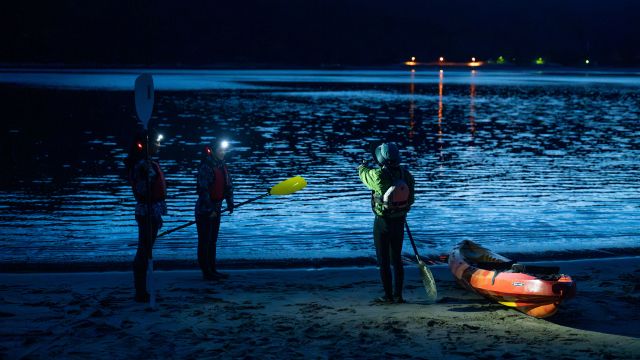 A Noctiluca Night Tour on a Sea Kayak