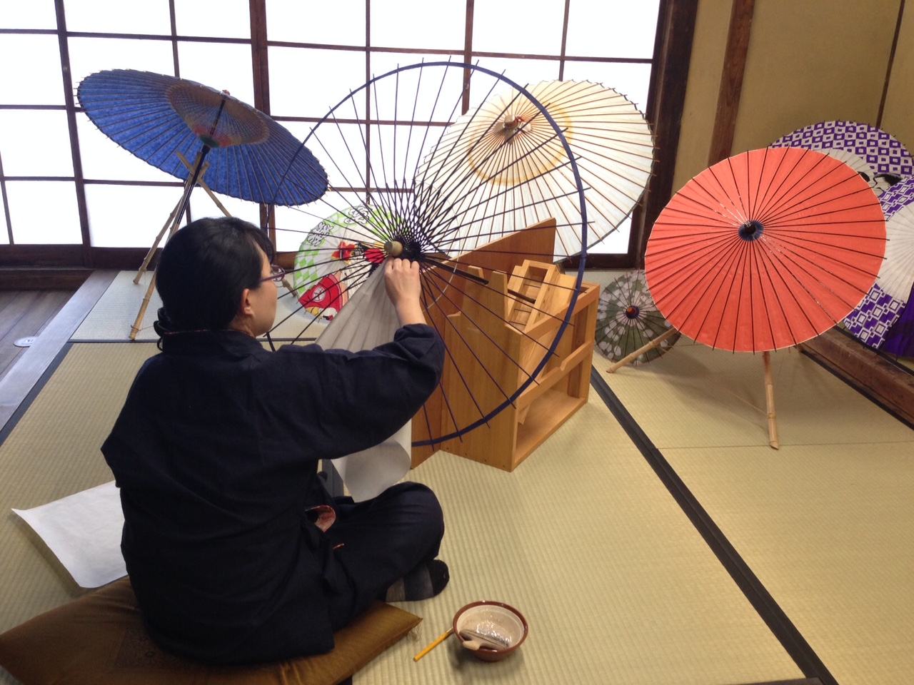 ☆Mima Japanese umbrella☆ Making experience