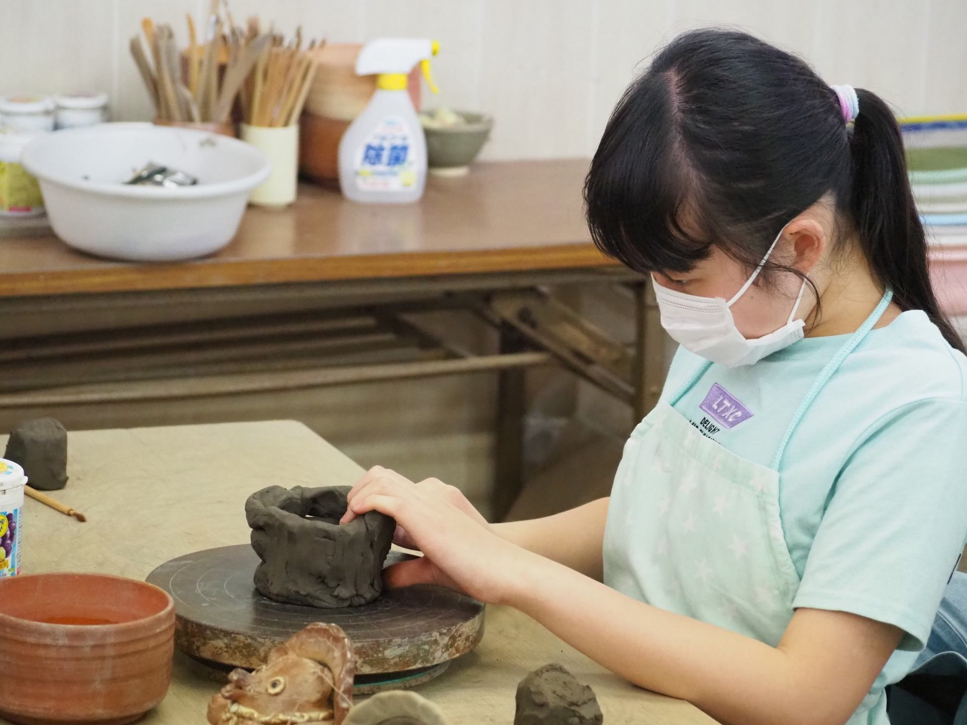 しがらき焼　やきもの作り陶芸手びねり体験教室