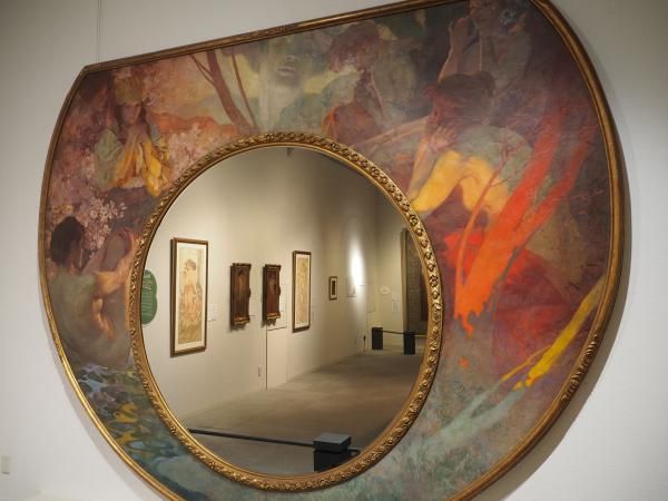 ≪Umiroff Mirror≫ 1903-04 oil on canvas　(Sakai Alphonse Mucha MUSEUM