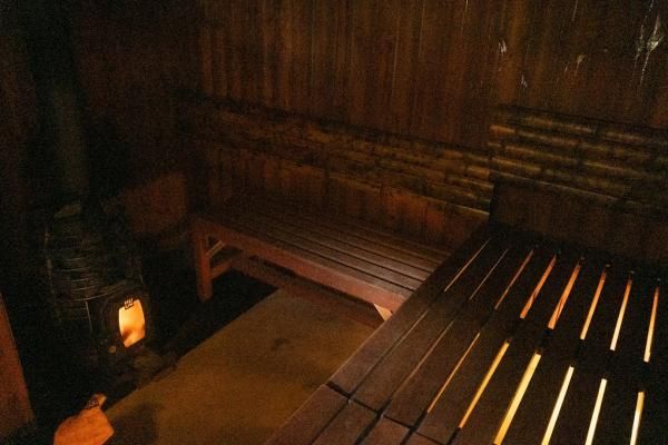 Wood-fired sauna