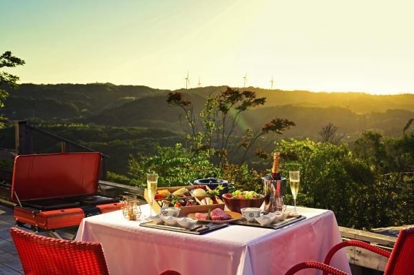 You can make a barbecue with the vegetables you harvest as an added option