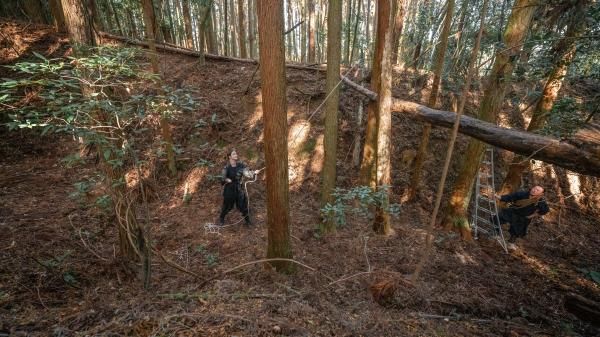 Training in the mountain castle
三重県