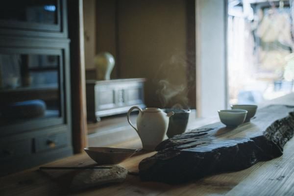 Tea space inside the store