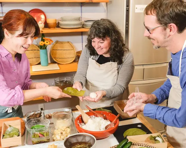 Vegan Wabi Sabi Bento Box Making with Dessert in Nara